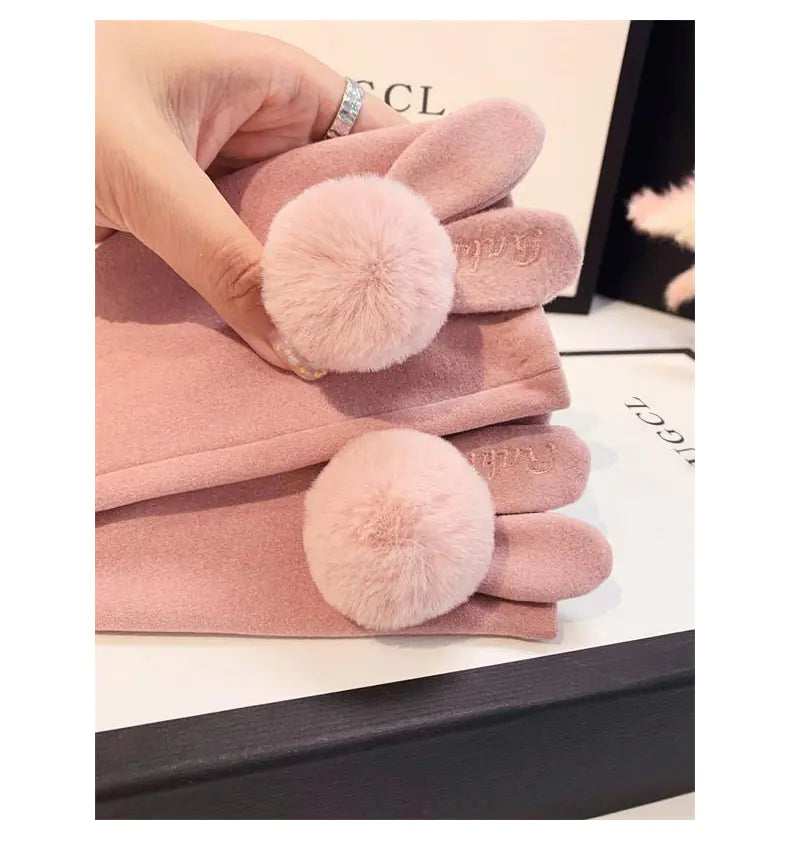 Fleece Ball Lightweight Cycling Gloves for Warmth