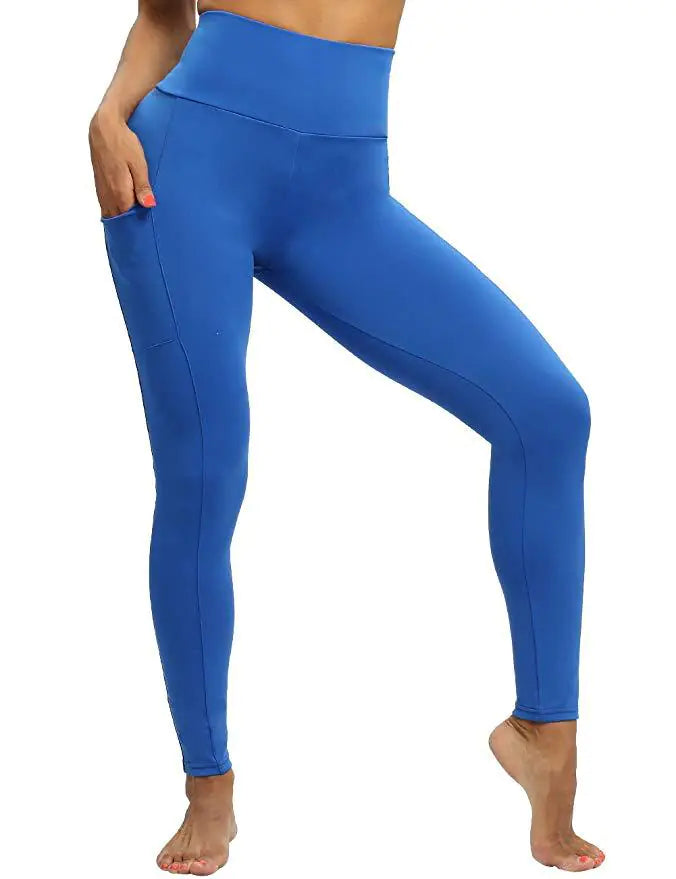 High Waist Yoga Pants with Double Pockets