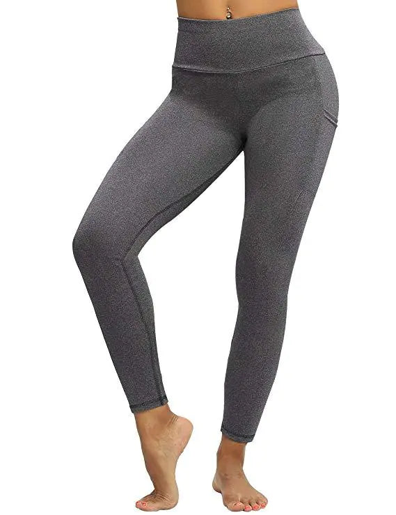 High Waist Yoga Pants with Double Pockets