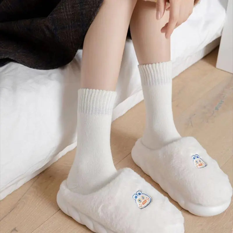 Thickened Mid-Tube Towel Bottom Socks for All Seasons