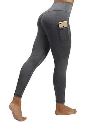 High Waist Yoga Pants with Double Pockets