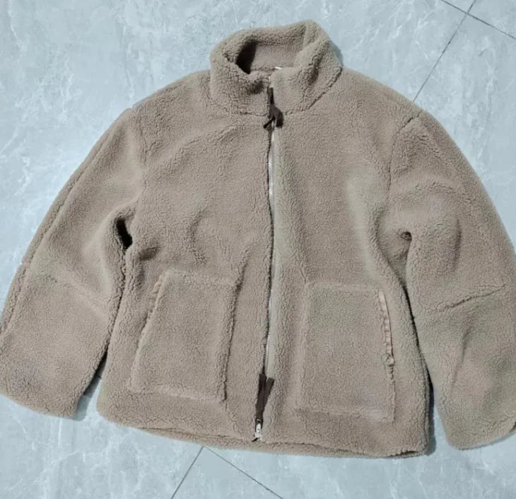 LuxeLamb Wool Turtleneck Coat