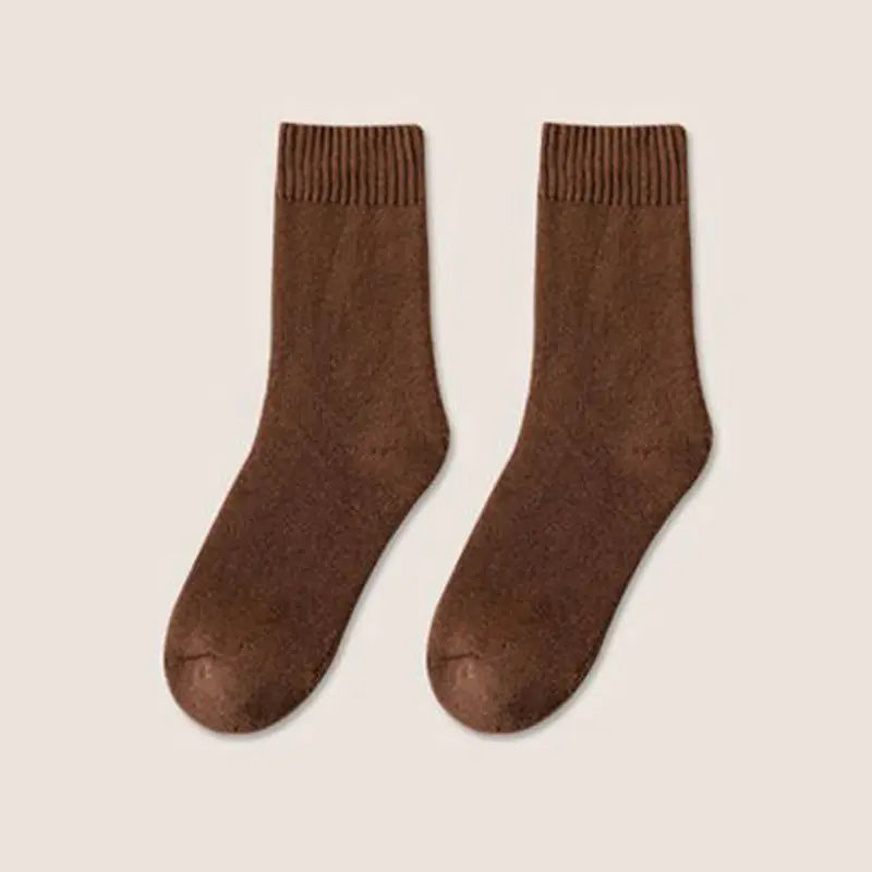 Thickened Mid-Tube Towel Bottom Socks for All Seasons
